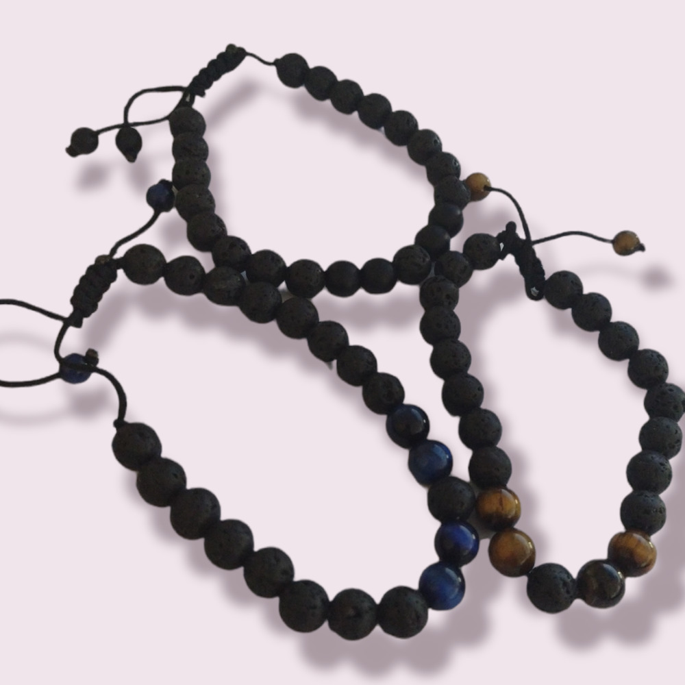 Trio of Handmade beaded bracelets